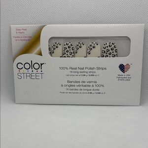 💅 3/$10 - Color Street Leopard Print Nail Strips - Spot On